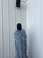 muted blue floral